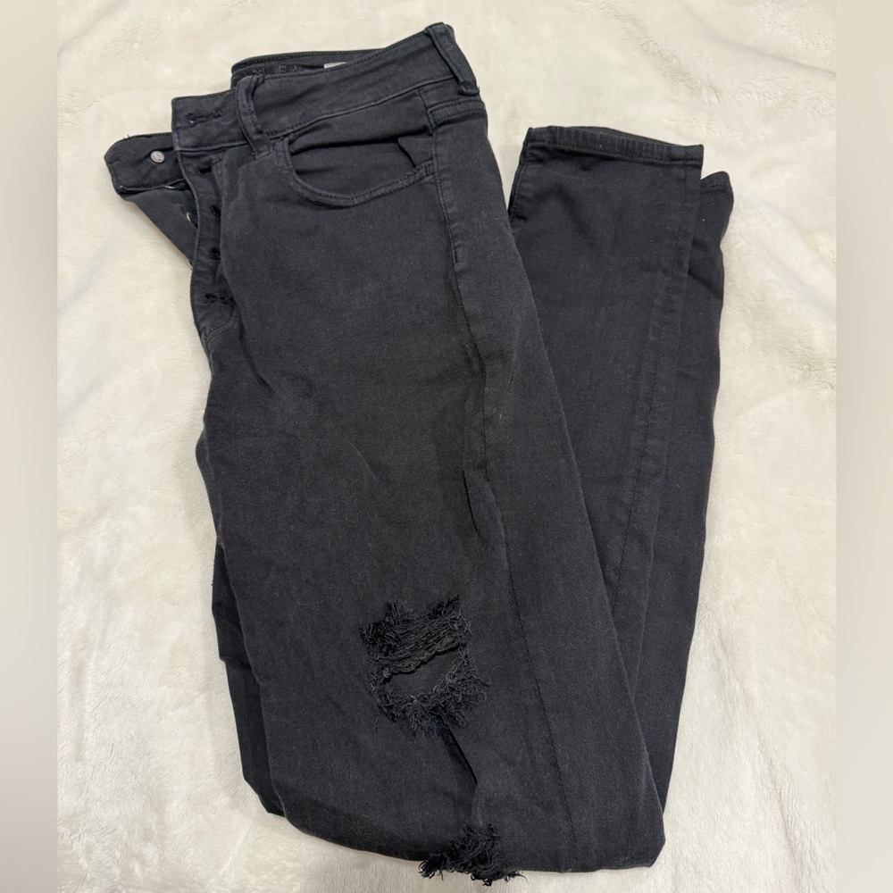 Women’s black american eagle high rise jegging